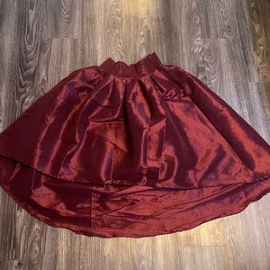Plum colored skirt